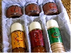 独楽　食卓の名脇役 独楽からの贈りもの　【イカの塩辛3個　ドレシング3種類】の詰め合わせ