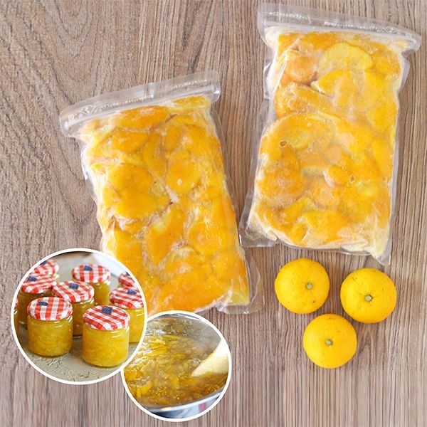 木酢(きず)マーマレード手作りキット｜750g×2袋(200mlのジャム瓶約12～20瓶分)