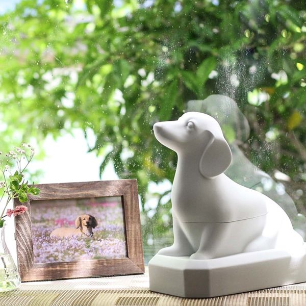 犬用ペットお骨壷ZUTTO【ミニチュアダックスフンド】磁器彫刻作家