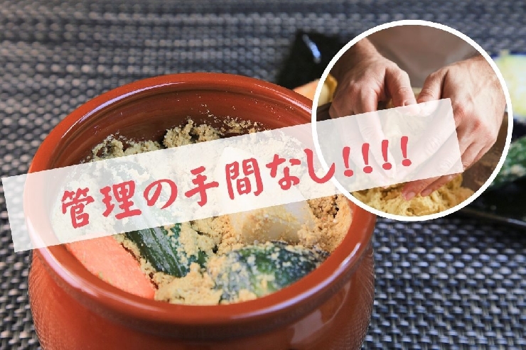 発酵熟成ぬかの粉をふりかけるだけで完成するぬか漬けの素