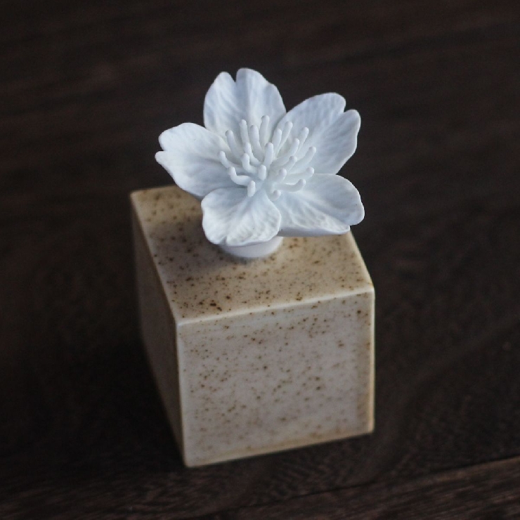 桜一輪・アートオーナメント(さざれ茶)