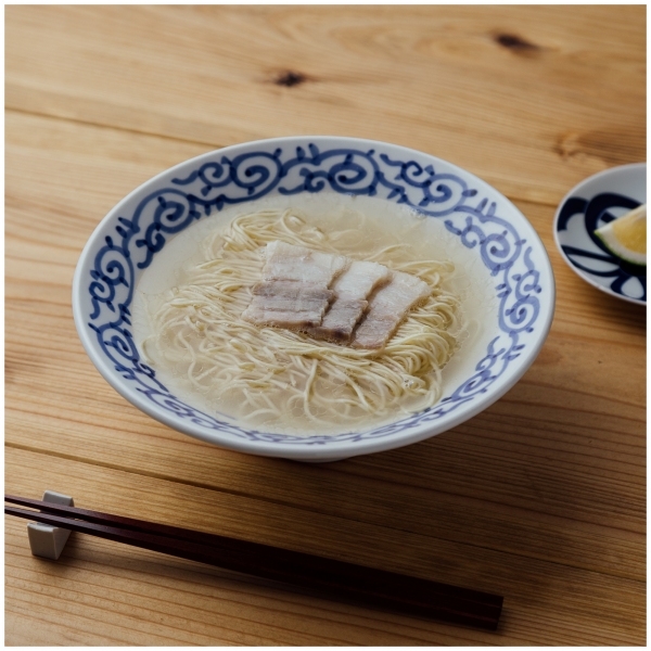 3食入　豚そば　月や」クリア豚骨ラーメン　よかもん市場