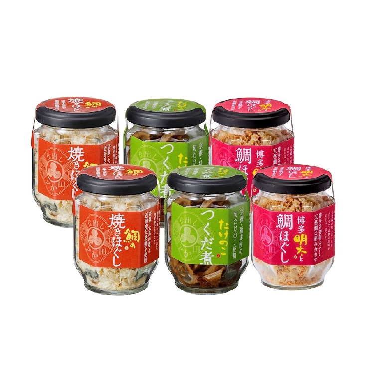 「仕出し ふか田」の3種ご飯のお供セット【各2本入】